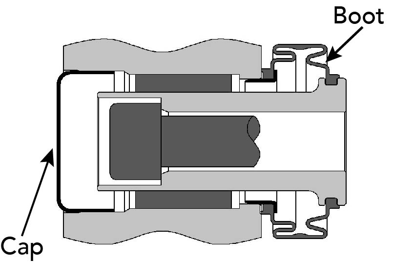 End cap fitting 3 shaded